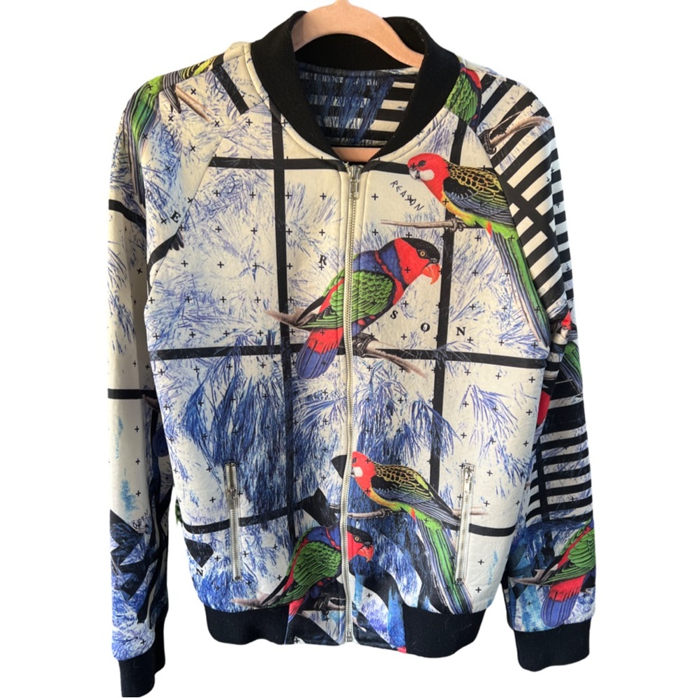 Reason NYC Jungle Bird Bomber Jacket 0256